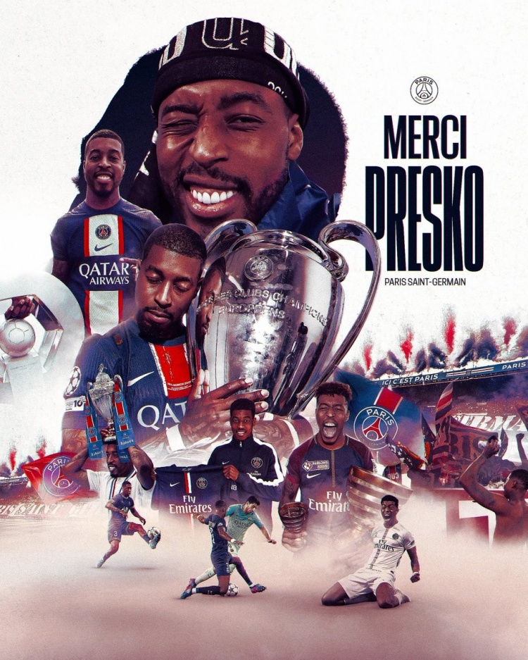 告别！记者：巴黎将在对阵朗斯赛后致敬金彭贝